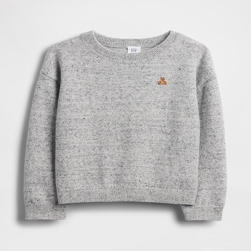 Baby & Toddler Crewneck Sweater - Light Heather Grey