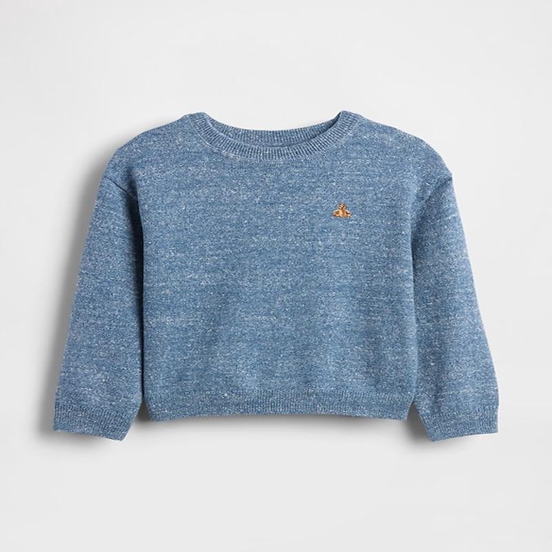 Baby & Toddler Crewneck Sweater - Cornflower