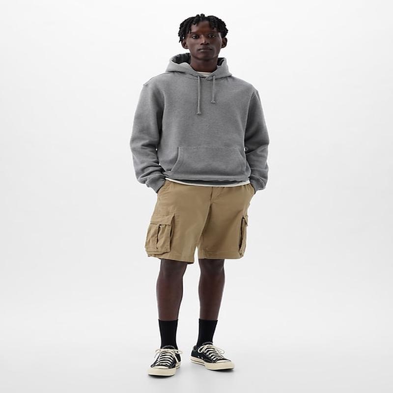 11\" Relaxed Cargo Shorts - Iconic Khaki