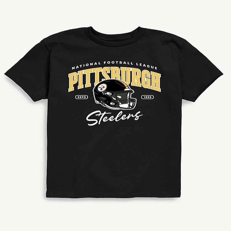 Kids NFL Helmet Graphic Tee - Steelers