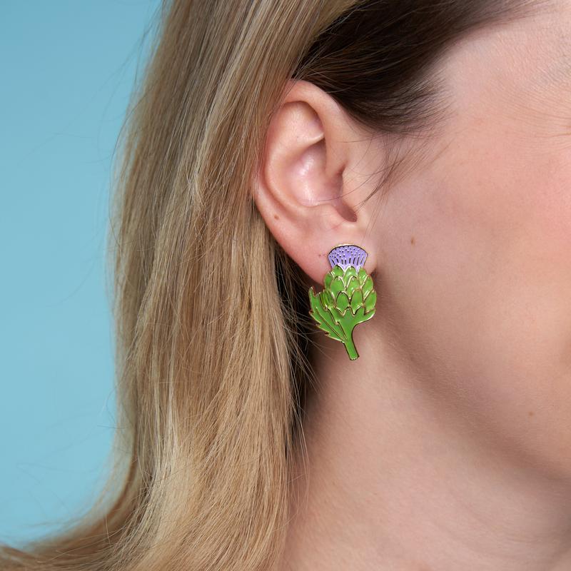 Boucles d\'oreilles Artichaut