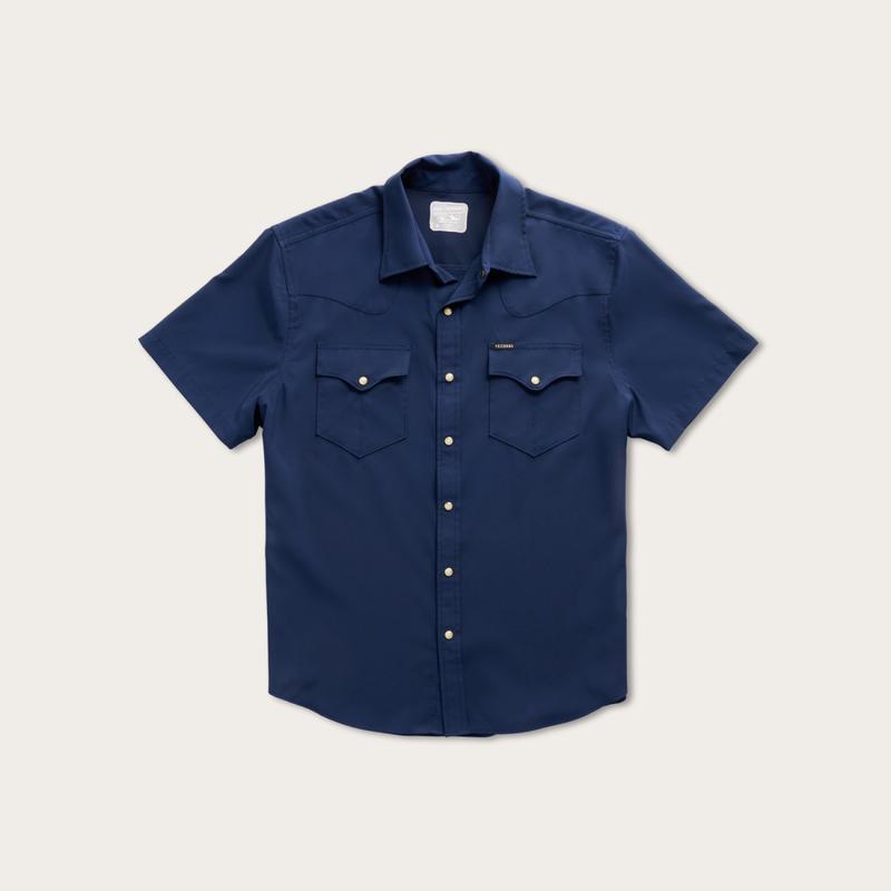 Men\'s Performance Short Sleeve Western Pearl Snap