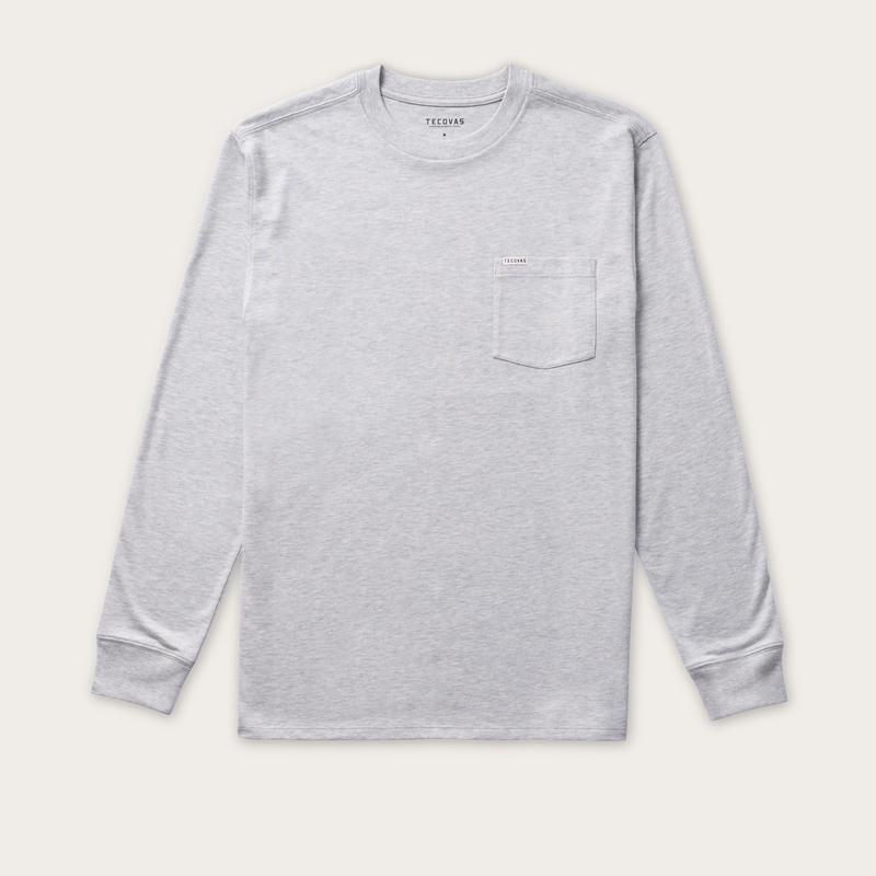 Men\'s L/S Standard Issue Heather Pocket Tee
