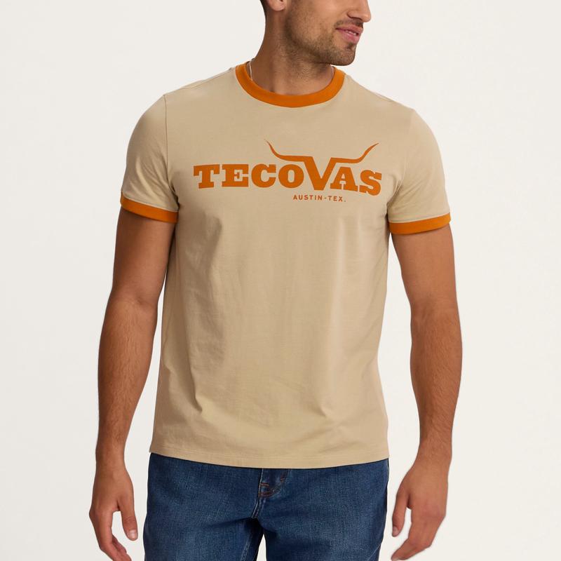 Men\'s Tecovas Horns Ringer Tee