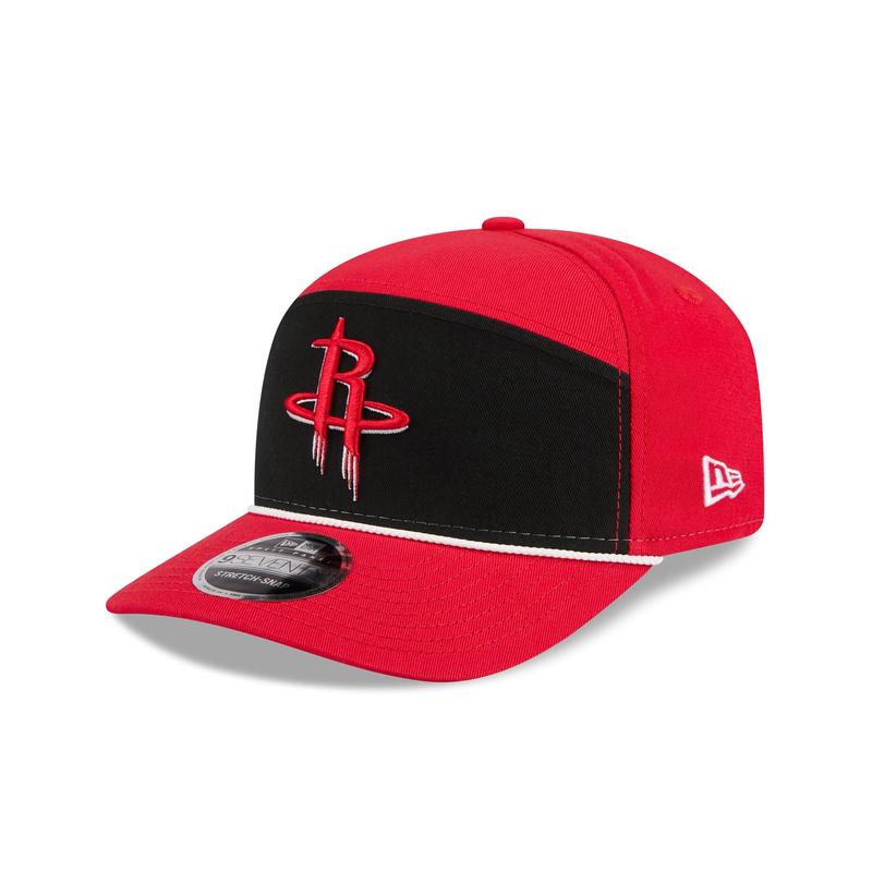 Houston Rockets Split Panel 9SEVENTY Stretch-Snap Hat