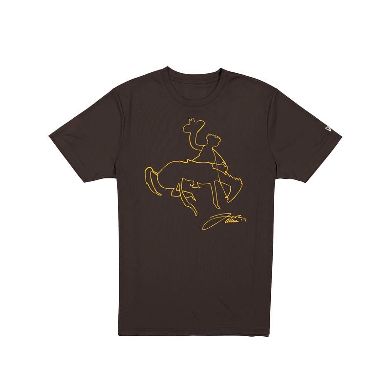 Wyoming Cowboys Josh Allen Jersey Retirement Cowboy T-Shirt