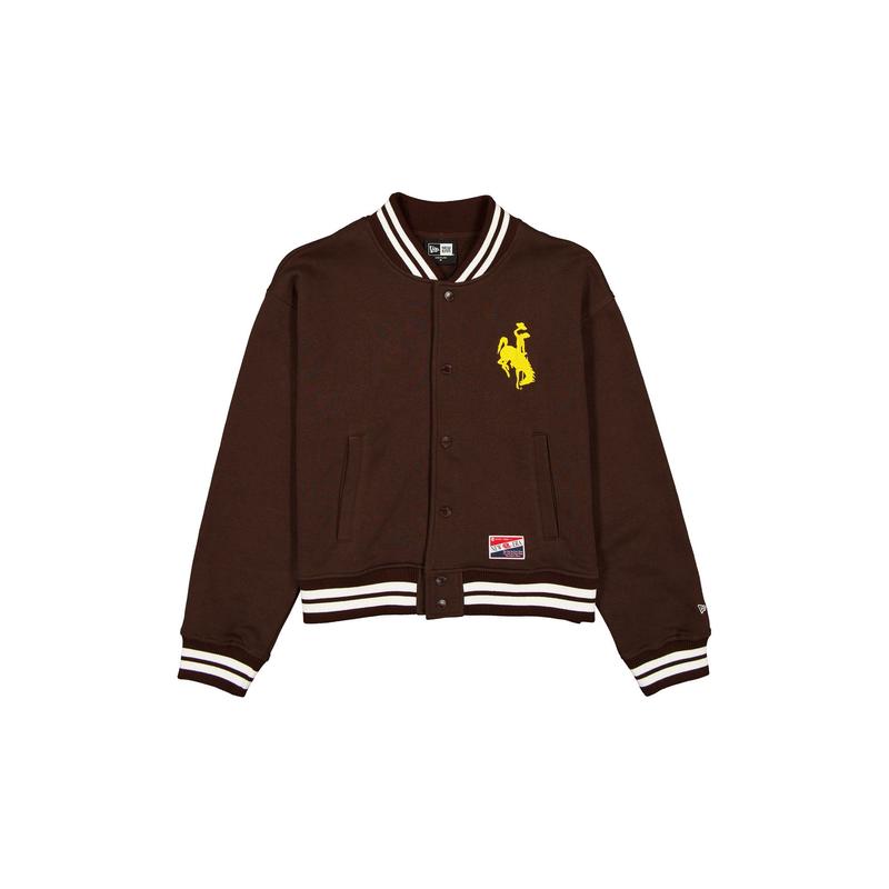 Wyoming Cowboys Throwback Women\'s Snap Front Jacket