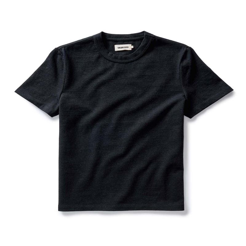 The Organic Cotton Shop Tee in Coal Twist