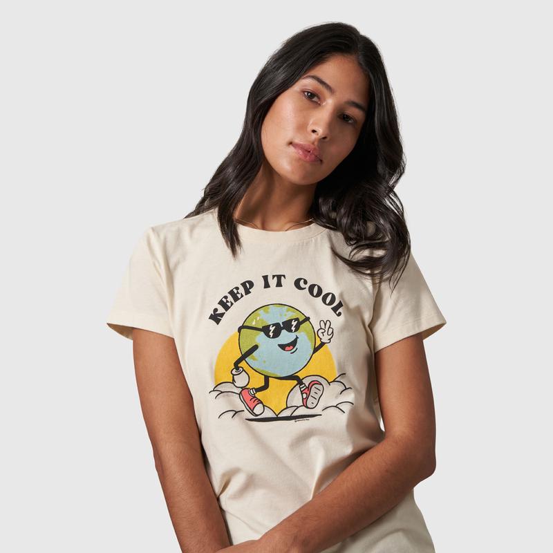 Women\'s Short Sleeve Graphic Tee - Keep It Cool Short Sleeve Graphic Tee